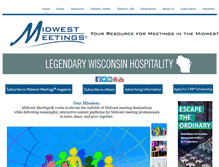 Tablet Screenshot of midwestmeetings.com